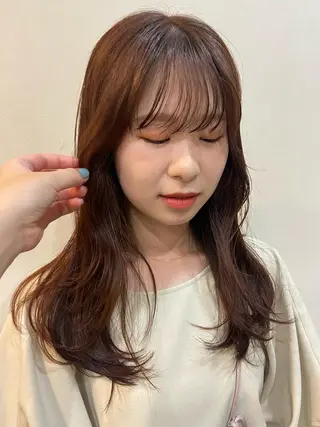 ロング ボブ/透明感カラー 🧸YUI❤️のヘアスタイル