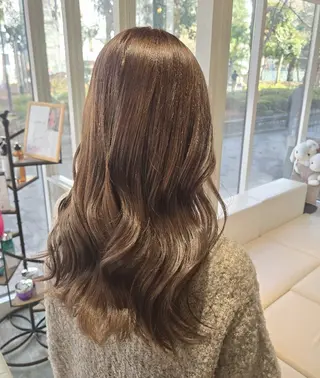 ロング カラー 似合わせカット🫶 得意です　曽根田のヘアスタイル