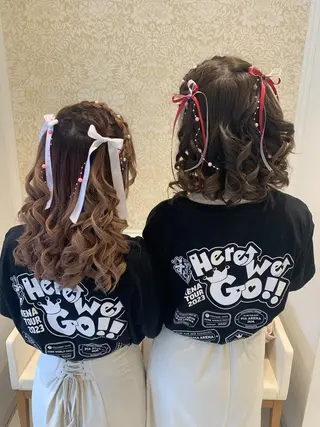 ロング ヘアアレンジ 宮永 璃沙のヘアスタイル