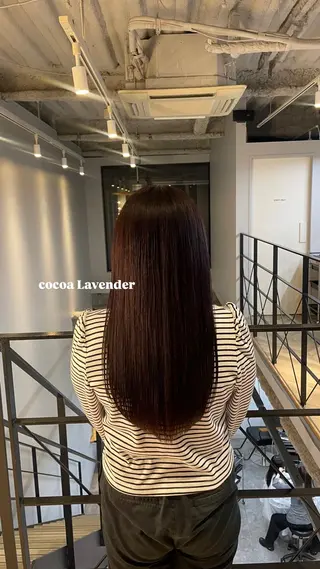 ロング カラー RIKO / ICI 伏見/カラーモデル/のヘアスタイル