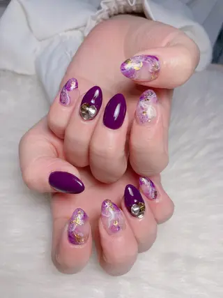 ネイル MiKi Nai池袋 長さだし得意のネイルデザイン