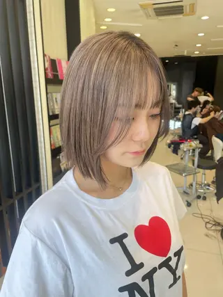 ミディアム 中河 美裕のヘアスタイル