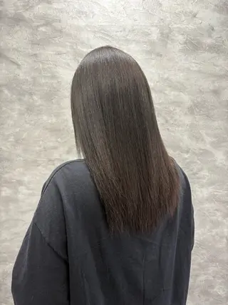 セミロング カラー 豊川/透明感カラー 🌰篠島 みなみ🍁のヘアスタイル
