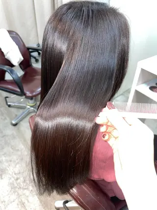 ロング カラー 韓国ヘア🤍髪質改善 🇰🇷AKANEのヘアスタイル
