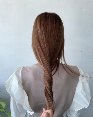 ロング カラー かわさき ともやのヘアスタイル