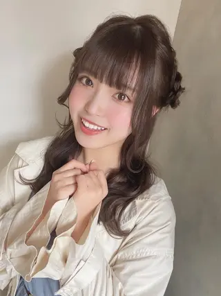 ロング カラー ヘアアレンジ 💖透明感カラー💖 坂本万由子のヘアスタイル