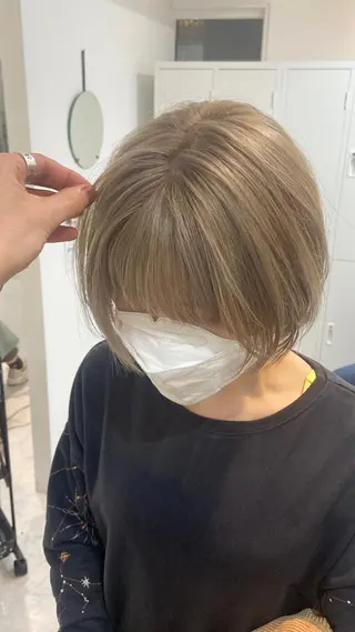 ショート 透明感カラー/メンズ 特化kazumaのヘアスタイル