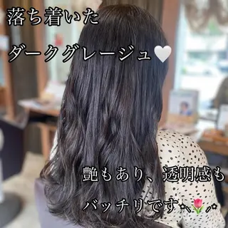 セミロング 加藤 実穂のヘアスタイル