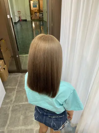 ミディアム カラー SOYON西大寺店所属・ダブルカラー/ 髪質改善💎安藤のヘアスタイル