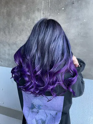 ロング カラー ニュアンスデザイン✄ YOU♡のヘアスタイル