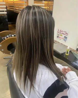 ロング カラー ヘアアレンジ DISCOHAIRsanc（ルジャルダン町田）所属・烏山 達也のヘアスタイル