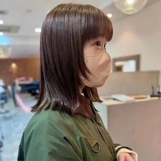 ミディアム カラー gotoday shaire salon 神戸三宮所属・ショート/パーマ/ MIOのヘアスタイル