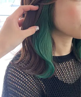 セミロング カラー 暖色カラー／ ヘアセット🌛櫻井舞のヘアスタイル