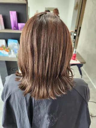 ミディアム Rina/ガーリー/ 透明感カラー🪄♡のヘアスタイル