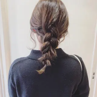 ミディアム カラー ヘアアレンジ yuki hair所属・yuki watanabeのヘアスタイル