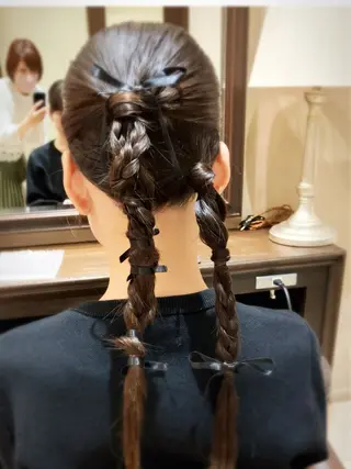 ヘアアレンジ 山田 みかのヘアスタイル