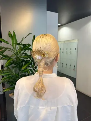 ヘアアレンジ 暖色カラー /ヘアアレンジ/花鈴のヘアスタイル