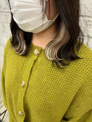 ミディアム エクステ＆艶カラー 🎀YURINA🎀のヘアスタイル