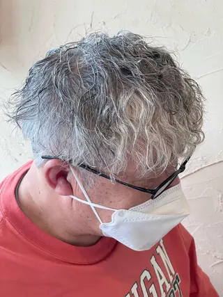 ショート パーマ メンズ メンズ特化/パーマ指 名No.1/百瀬太郎のヘアスタイル