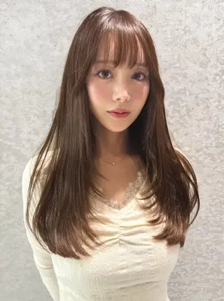 セミロング 🩵縮毛矯正 /🫧harukaのヘアスタイル