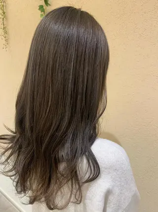 セミロング カラー シャドールーツ美容師 篠原康太のヘアスタイル