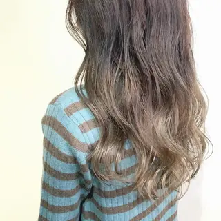 ロング カラー ハイライト✖️ 暗髪🤎Nahoのヘアスタイル