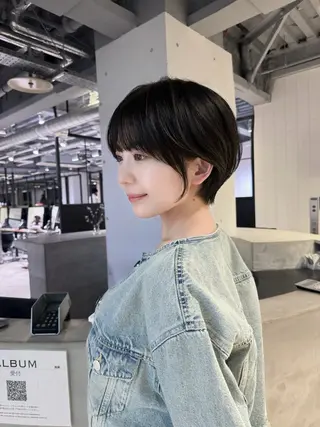 ショート 池袋　似合わせショー トヘア　萩原 佑紀のヘアスタイル