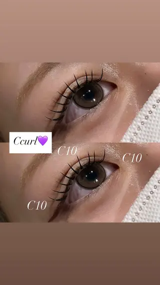 マツエク・マツパ アイブロウ パリジェンヌ まつげパーマ専門店 AI所属・🐰Sara🐰 hair/eye🖤のマツエク・マツパデザイン