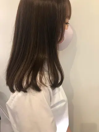 セミロング レイヤー/お顔まわり 暖色カラー🍑Amiのその他イメージ