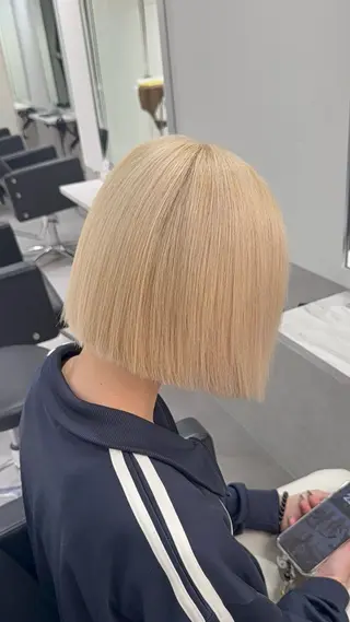 カラー ciera. アオイのヘアスタイル
