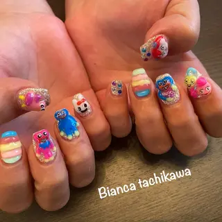 ネイル Bianca 立川店 小川のネイルデザイン