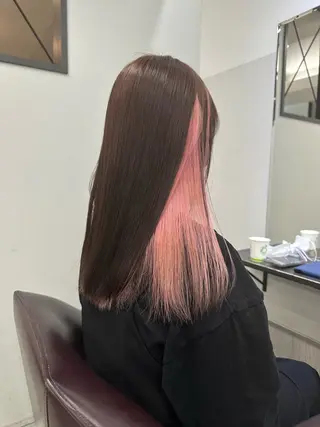 ミディアム カラー JILL/鶴岡 和幸/天神のヘアスタイル