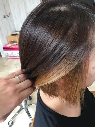 ミディアム 小野 修平のヘアスタイル