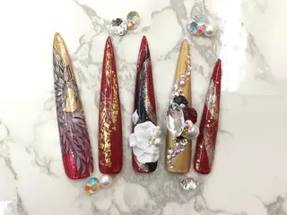 ロング ネイル 柏ネイルサロン NAIL FOCUSのネイルデザイン