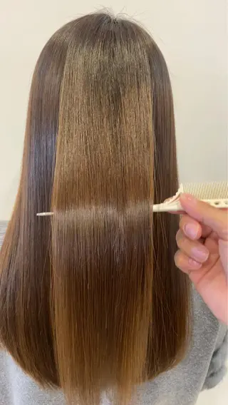 ロング カラー 藤原 克宏のヘアスタイル