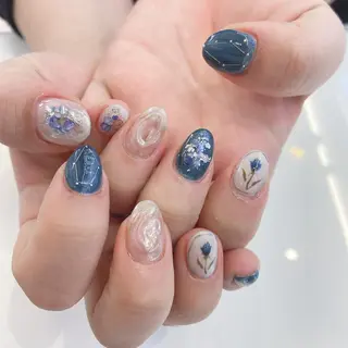 ネイル 韓国風✨髪質改善✨ 縮毛矯正✨松浦知奈美のヘアスタイル