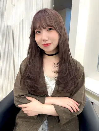 ロング カラー ♡ParveMix 花房 菜乃♡のヘアスタイル
