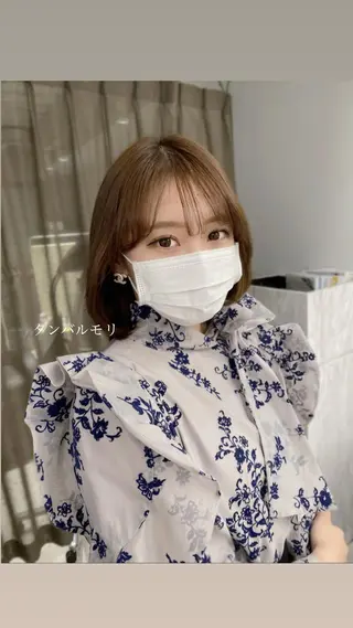 ロング 京都レイヤーカット/ 縮毛矯正/羽柴りくのマツエク・マツパデザイン