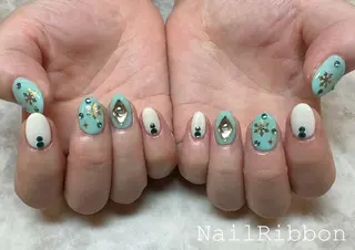 ネイル ネイルリボン 石田のネイルデザイン