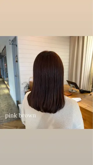 ミディアム カラー ヘアアレンジ 飯島 美海のヘアスタイル