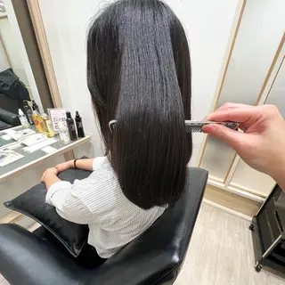 セミロング 髪質改善/レイヤー カット🩵Ami🩵のヘアスタイル