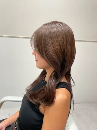 ロング カラー くびれショート/パー マ/🐬永井瑠栞🐬のヘアスタイル