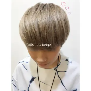 カラー メンズ シアーベージュニスト 🥣大石亜里紗のヘアスタイル