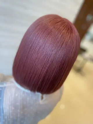 ミディアム カラー 中間 知佳子のヘアスタイル