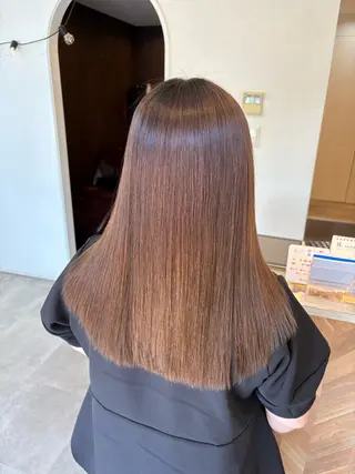 セミロング Ring  by Moremuu所属・issy/ハイライト ハイトーン／レイヤーのヘアスタイル