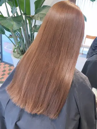 ロング カラー 若月 あやかのヘアスタイル