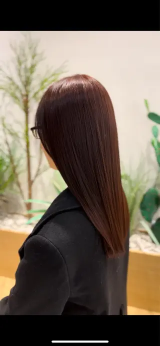 カラー misato/レイヤ ー/暖色カラーのヘアスタイル