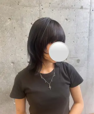 ミディアム 💎ハイトーン/韓国 style💜あかねのヘアスタイル