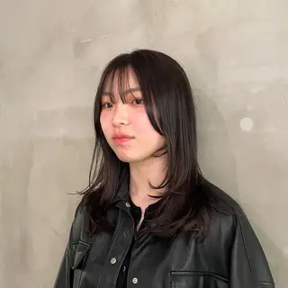 ミディアム カラー 🎨ハイライト･ ハイトーン/近藤怜那のヘアスタイル