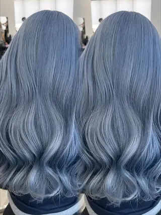 ロング カラー ヘアアレンジ GO TODAY シェアサロン 原宿本店所属・原宿ハイトーンカラー 🌼みるい🌼のヘアスタイル